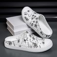 thumbnail image 6 of Mens House Slippers Arch Support Comfortable Slip On Clogs Breathable Casual Daily Wear Indoor Outdoor Walking with Elastic Open Toe Men Shoes, 6 of 8