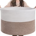 thumbnail image 1 of Cesta de almacenamiento INDRESSME XXX. cuerda de algodón grande de 55 x 55 x 35 cm, 1 of 6