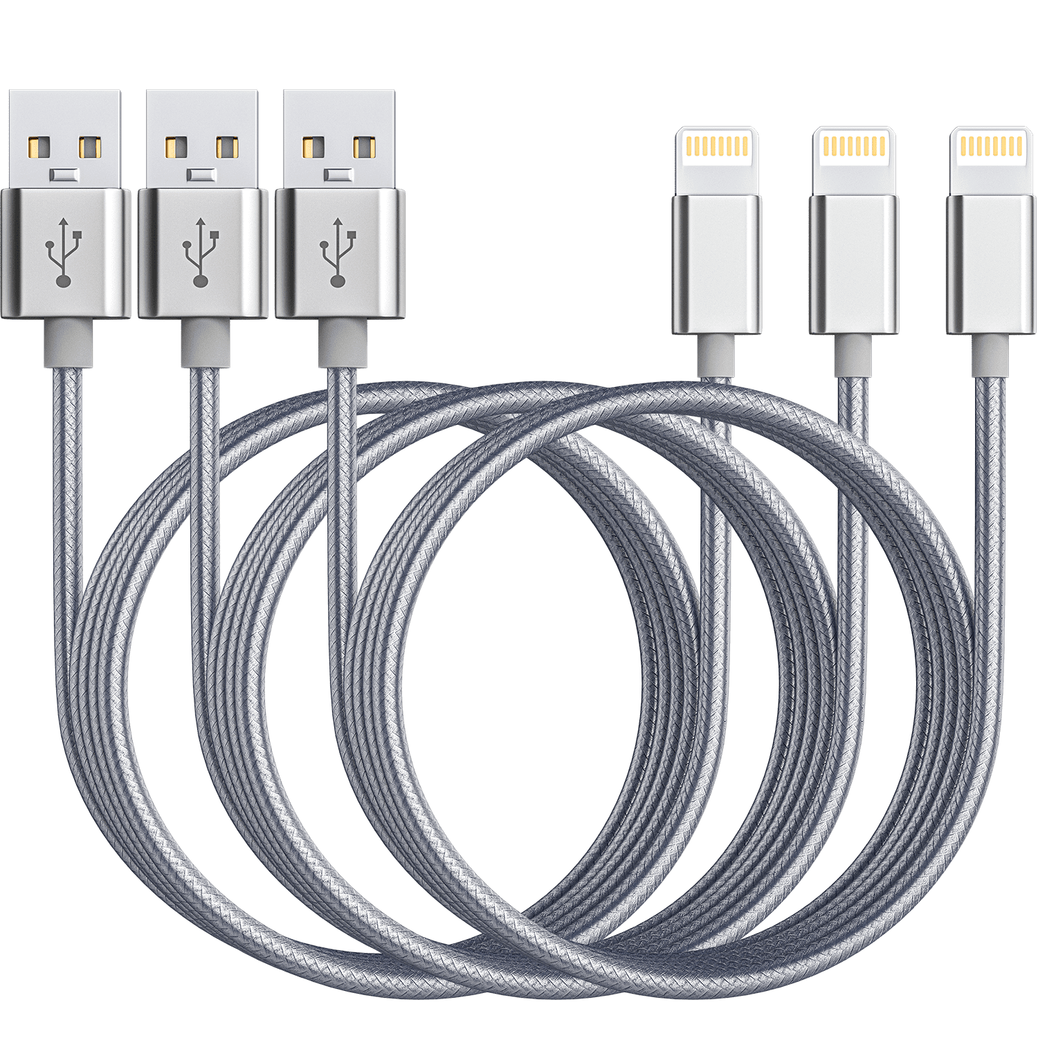 made for iPhone Chargers white 3.2ft Premium Nylon braided Lightning Cable durable & anti-tangle iPad Pro Air 2 and More iPhone Xs/XS Max/XR/X / 8/8 Plus / 7/7 Plus / 6/6 Plus / 5s made for iPhone Chargers white 3.2ft Premium Nylon braided Lightning Cable durable & anti-tangle iPad Pro Air 2 and More iPhone Xs/XS Max/XR/X / 8/8 Plus / 7/7 Plus / 6/6 Plus / 5s