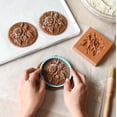 thumbnail image 6 of BNNG Flower Shaped Cookie Cutters, Biscuit Mold Set, lower Shaped Candle Mold, Cookie Press Molds, Raspberry Shortbread Mold-Carved Wood Gingerbread Biscuits Shortbread Mold, 6 of 9