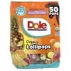 Flix Candy Dole Halloween Lollipop Bag – 50 Count – Big 9 Allergen Free, Organic, Vegan Candy