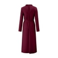 thumbnail image 4 of Gvmfive Women's Party Evening Dress Long Sleeve Belted Bodycon Dress, 4 of 8