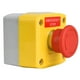 thumbnail image 3 of Botón de emergencia, señal roja Parada de emergencia Interruptor de emergencia Interruptor de botón pulsador de parada de emergencia Estética elegante VoborMX herramienta, 3 of 8