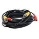 thumbnail image 1 of Cable de extensión profesional de 10 m con alimentación de CC y vídeo BNC para DVR, cámaras y monitores de CCTV (negro), 1 of 4