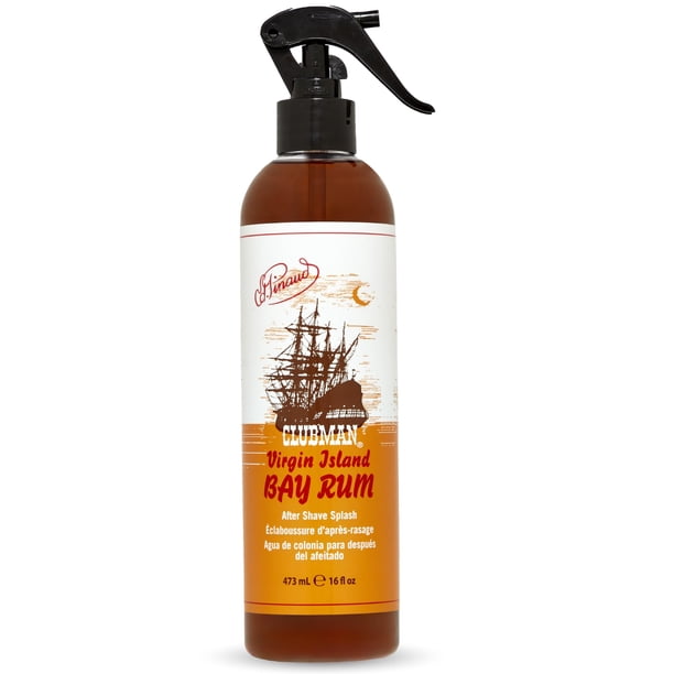 Colonia en aerosol para después del afeitado Clubman Virgin Island Bay Rum 473 ml