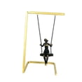 thumbnail image 2 of Lipstore Swing Character Statue Accents Creative Decorative Minimalist Modern Home Decor Women, 2 of 8