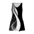 thumbnail image 4 of MKLEKYY Trajes De Baño Completo Mujer Womens Summer Dresses 2024 Loose V Neck Sleeveless Swimsuit Coverup With Pockets Floral/Plain/Eyelet, 4 of 5