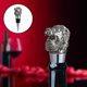 thumbnail image 5 of Tapón de botella de vino con forma de animal, reutilizable, hermético, accesorio de decoración para guardar vino Lion Stopper Plata, 5 of 8