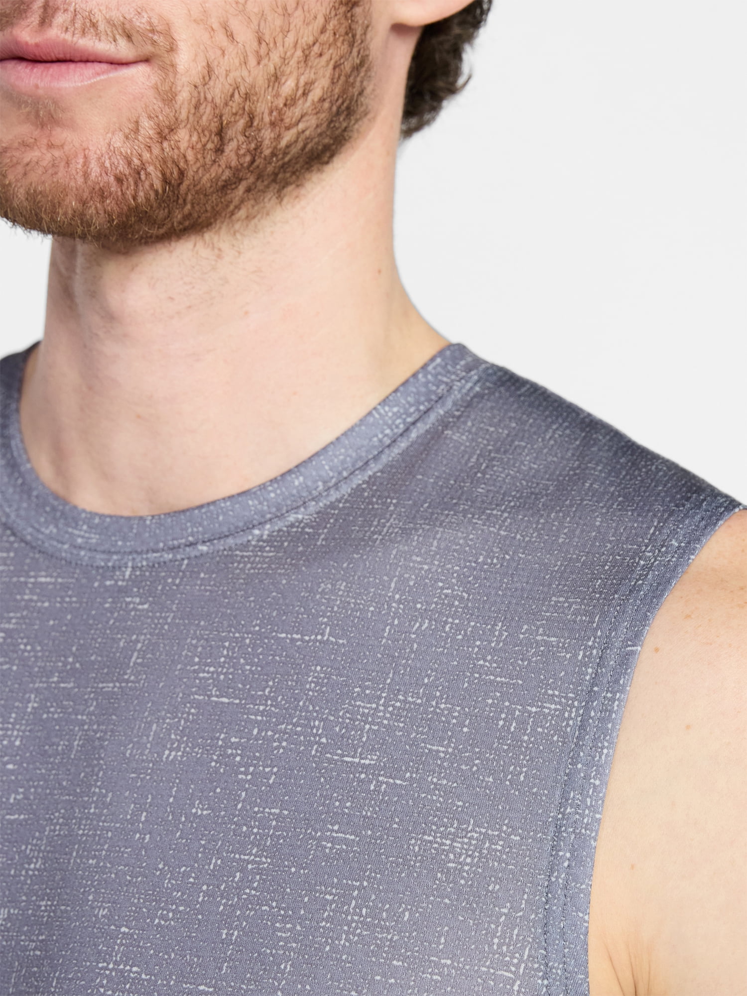 Athletic Works Men’s Sleeveless Mesh Muscle Tee, Sizes XS-5XL