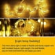 thumbnail image 4 of 12 paquetes de luces de hadas JanHm 20 LED 2 m alambre plateado impermeable IP65 Blanco cálido, 4 of 5