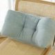 thumbnail image 1 of Almohada de soporte lumbar de pana - 38x20x14cm, cojín de algodón suave para silla de oficina, coche, viajes, sofá y cama - rosa, amarillo, gris, café, verde, beige, azul, 1 of 6