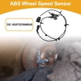 thumbnail image 2 of Unique Bargains ABS Wheel Speed Sensor No.6G9T2C054BAS Rear Right ABS Sensor Set Anti-lock Braking System Sensor for Ford Focus Mondeo 2006-2013, 2 of 7