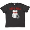 thumbnail image 3 of Inktastic Let's Roll Bowling Youth T-Shirt, 3 of 5
