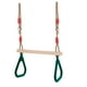 thumbnail image 2 of Columpio de trapecio con anillos de plástico para gimnasio interiores Verde Sunnimix Juguetes para columpios al aire libre, 2 of 5