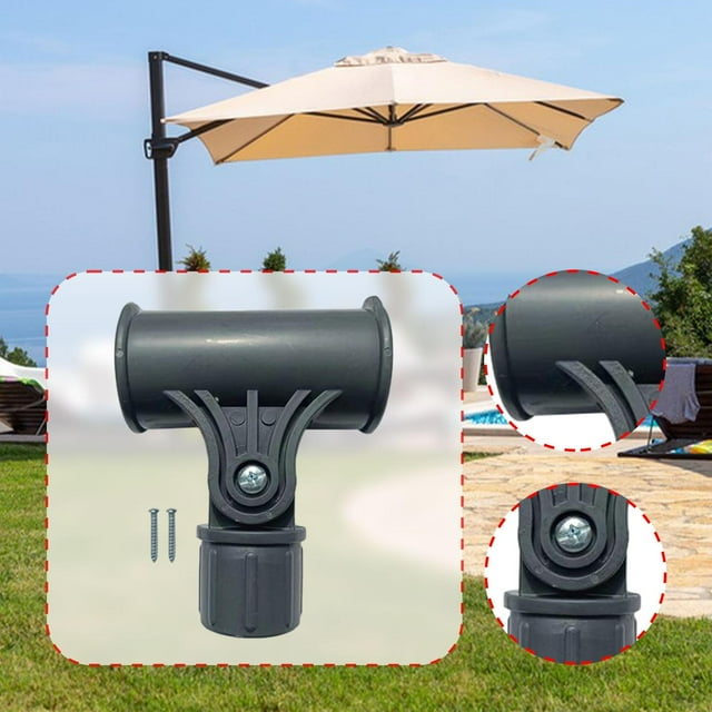 Colaxi Support de Direction pour Parasol de Patio Pièces de Rechange pour Pique-Niques Fête dans la Cour Gris