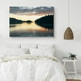 thumbnail image 2 of PixonSign Canvas Print Wall Art Mountain Silhouette & Reflection Nature Wilderness Photography Realism Rustic Landscape Colorful Multicolor Ultra for Living Room, Bedroom, Office - 16"x24", 2 of 5