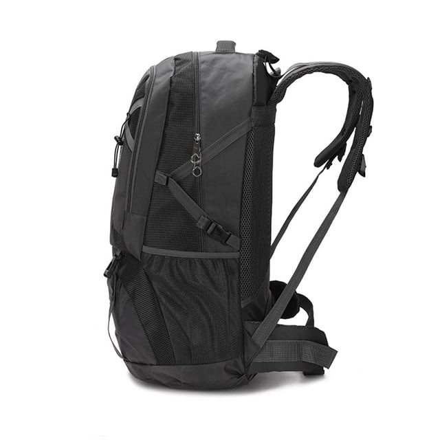 Naiovety de 60L para acampar al aire libre, mochilas de gran capacidad, para escalada, viaje de pesca, bolsa ligera plegable Ropa Deportiva, Zapatos Negro Naiovety OD003530-04