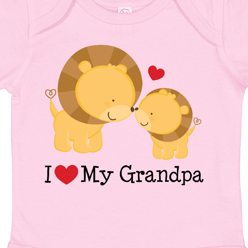 Inktastic I Love My Grandpa Boys or Girls Baby Bodysuit