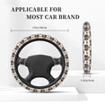 thumbnail image 5 of Goofa Cartoon Tractor Pattern Elastic Stretch Steering Wheel Cover,Universal 15 inch, Microfiber Breathable Ice Silk, Anti-Slip, Odorless, Easy Carry, 5 of 8