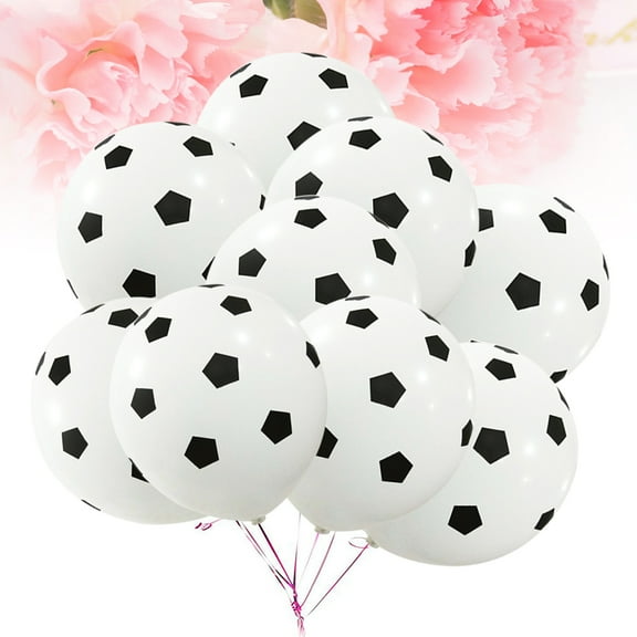 LULULION Soccer Birthday Party Balloon Latex Multi 50Pcs for Fan Gear