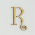 thumbnail image 1 of 1 Pc, 6 Inch X 1/8 Inch Thick Wood Letters R In The Curlz Font Great For Craft Project & Different Decor, 1 of 3
