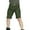 Army Green, variant on JIUKE Mens Cargo Shorts Elastic Waisted Outdoor Hiking Shorts Fitted Lightweight Quick Dry Summer Shorts