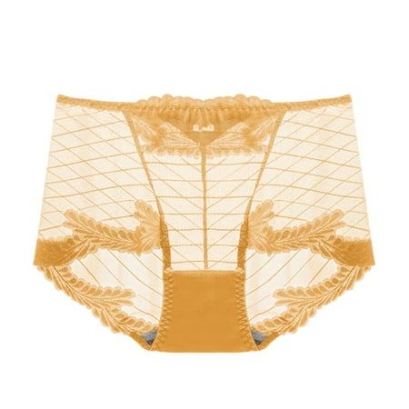 BKQCNKM Panty Liners For Women Women S Panties Ladies Transparent Lace Panties Cotton Hollow Breathable Quality Underpants Panties For Women