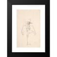 thumbnail image 2 of Félicien Rops 13x18 Black Modern Framed Museum Art Print Titled - Study of Patin, 2 of 5