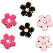 6pcs Car Fragrance Clip Flowers Decoration Air Conditioner Accessories Room Air Fresheners Vent Diffuser Clip Air Vent Flower Air Freshener Clip Decorative Flower Clip Car Decor