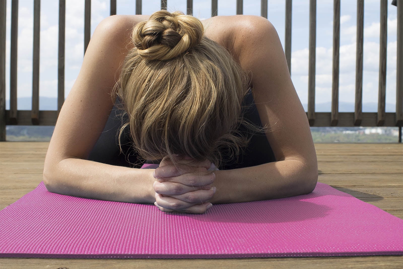 Yoga Direct Deluxe 1/4" Yoga Mat, Dark Lavender