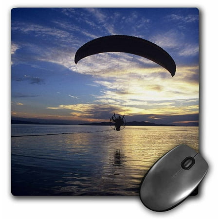 3dRose Paraglider over Great Salt Lake. Utah - US45 HGA0059 - Howie Garber, Mouse Pad, 8 by 8 inches