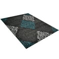 thumbnail image 2 of Rugsotic Carpets Machine Woven Heatset, Contemporary Polypropylene Area Rug, Silver,Blue, 5'x8', 2 of 7