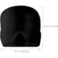 thumbnail image 5 of 3pcs Black Facemasks Stretchable Head Gel Ice Hat Relief Cap, 5 of 5