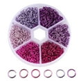 thumbnail image 1 of Coofit Open Jump Rings Colorful 1080PCS Jump Ring Connectors Jewelry Connector Rings, 1 of 10
