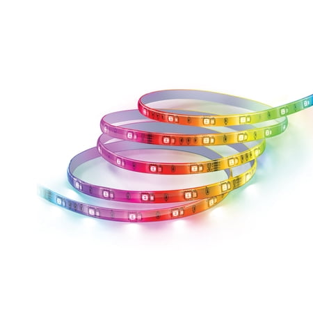 FEIT ELECTRIC 16′ INDOOR LED 10W SMART DIMMABLE AND MULTICOLOR STRIP TAPE LIGHT W/ REMOTE 1PK