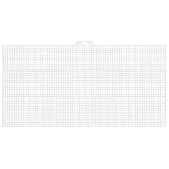 Essentials by Leisure Arts Plastic Canvas Strips – 7 Count, 5" x 10" White, 25 Pack, Plastic Canvas for Needlepoint, Cross Stitch, Embroidery, Crafts and Dimensional Projects