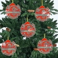 thumbnail image 5 of DAMAI 2026 New 26 Christmas Letter Ornaments with Bow Berry Pinecone Christmas ball, 2D Initial Ornaments for Christmas Tree, Personalized Name Decorations with Alphabet Letters for Holiday Decor, 5 of 5