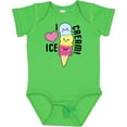 thumbnail image 3 of Inktastic I Love Ice Cream with Cute Ice Cream Cone Boys or Girls Baby Bodysuit, 3 of 5