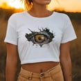 thumbnail image 5 of Camiseta de dinosaurio para mujer, diseñadora japonesa, camiseta de diseñadora de anime para mujer, ropa Y2K, 5 of 5