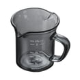 thumbnail image 3 of Taza medidora de vidrio para espresso, resistente al calor, multiusos, con doble escala negro, 3 of 9