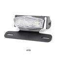 thumbnail image 3 of mmirethe Holder Durable And Lightweight Plate Holder With LED Light For DRZ400SM DRZ400S DRZ400E Stability White 1Set, 3 of 6