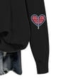 thumbnail image 5 of Sudadera con capucha para niños, de invierno, con estampado largo de terciopelo, informal y cómoda, de manga larga, de poliéster., 5 of 5