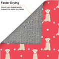 thumbnail image 6 of Naloa Labrador Retriever Dog Dish Drying Mat for Kitchen Counter, Heat Resistant Drainer Mats, Absorbent Draining Mat,Dish Rack Pad,16"x18", 6 of 8