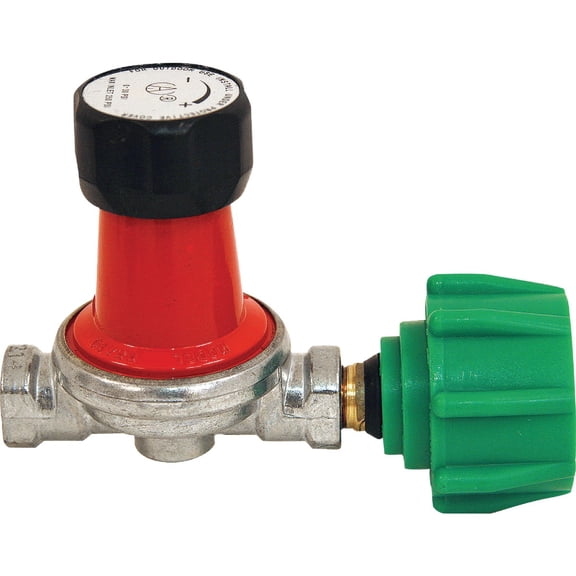 Bayou Classic 7850 High Pressure Regulator/Control Valve Features 0-30-psi Adjustable Regulator 1/4-in FNPT Outlet
