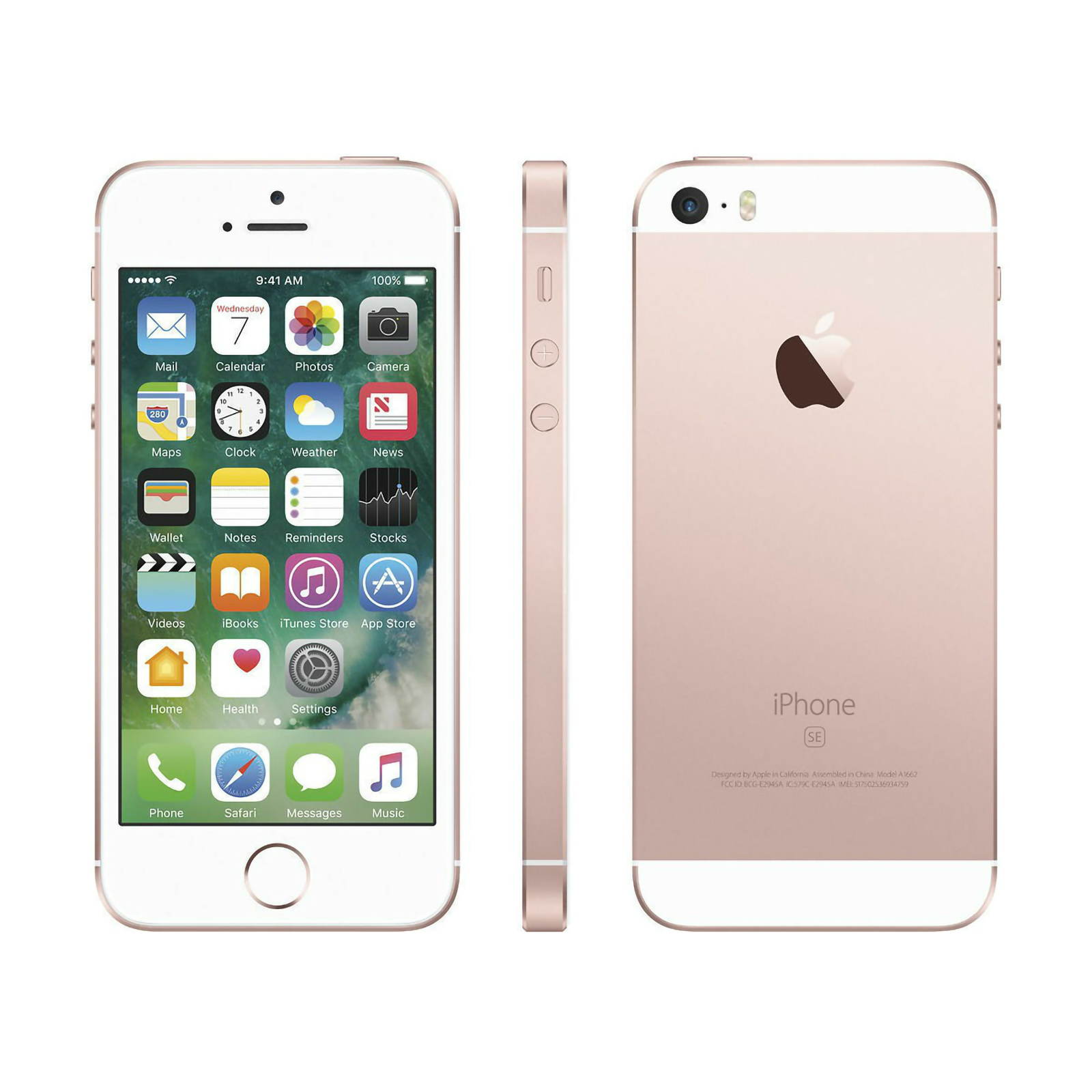 Refurbished Apple Iphone Se 16gb Verizon Gsm Unlocked Smartphone At T T Mobile Rose Gold Walmart Com