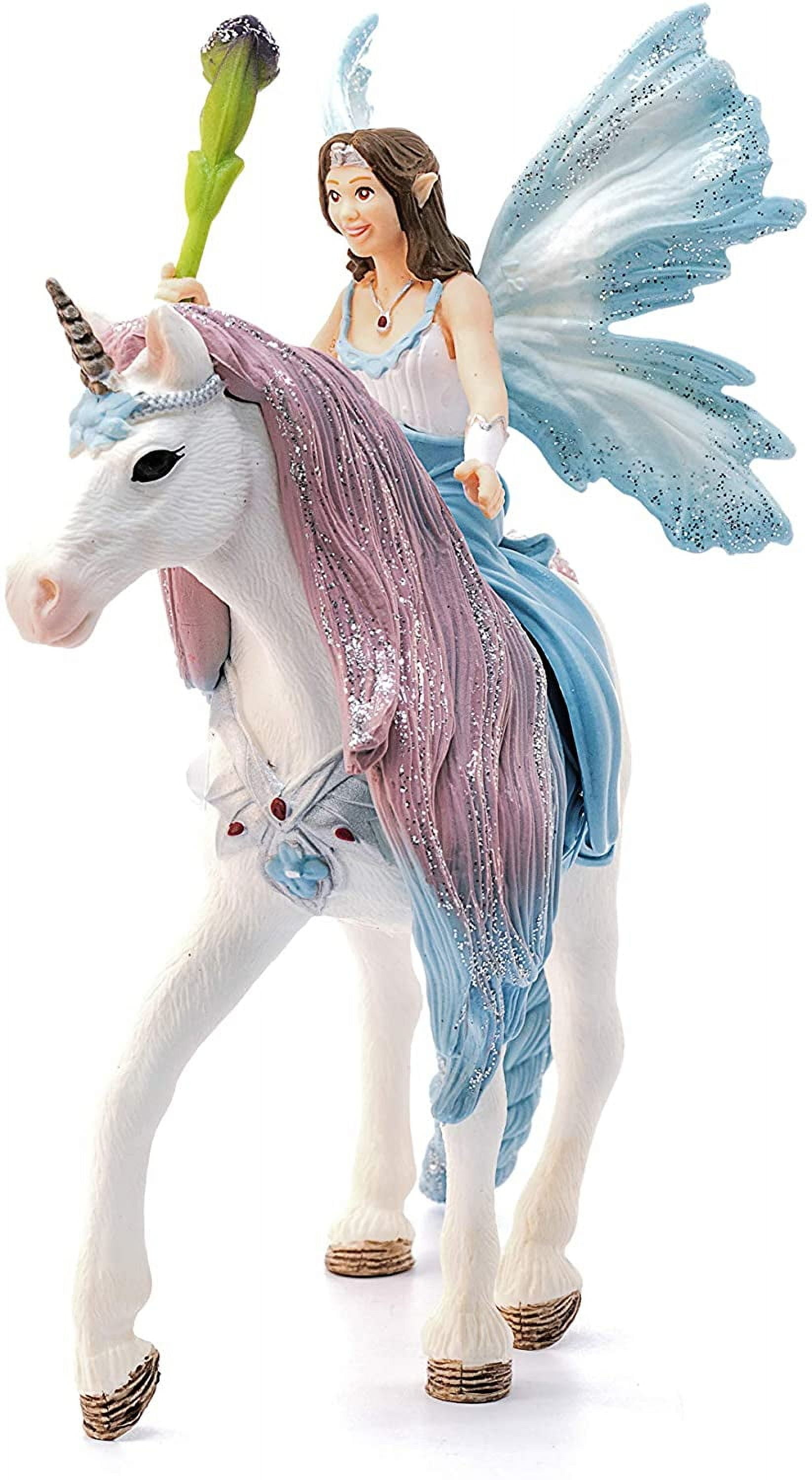 schleich BAYALA | Pégase fleuri 70590 | ailes décorées de fleurs et de paillettes | figurines détaillées à collectionner | cadeau pour filles et garçons | figurine dès 5 ans | 14 x 7 x 13 cm