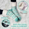 thumbnail image 4 of BambooMN Double Layer Fuzzy Socks - 3 prs - Assortment 04, 4 of 5