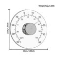 thumbnail image 2 of Termómetro de ventana para exteriores e interiores, no requiere pilas, esfera transparente, termómetro meteorológico, lecturas precisas para el hogar, la oficina y el patio, 2 of 4