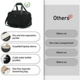 thumbnail image 3 of Travel Duffel Bags for Spirit Airlines Personal Item Bag 18x14x8 with Laptop Pocket Shoes Bag Underseat Carry on Business Handbag with Wet Pocket, 30L, 3 of 7