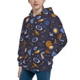 thumbnail image 2 of Rocae Galaxy for Zip Up Hoodies for Teen Sweatshirt with Hood-Small, 2 of 6